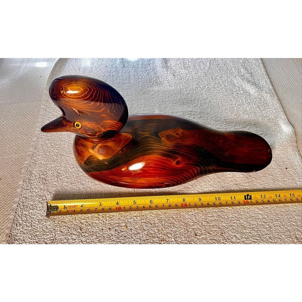 *VERY RARE* Ducks Unlimited Valarie Bundy 1989 Special Edition 1990 Wooden Decoy - Picture 7 of 13